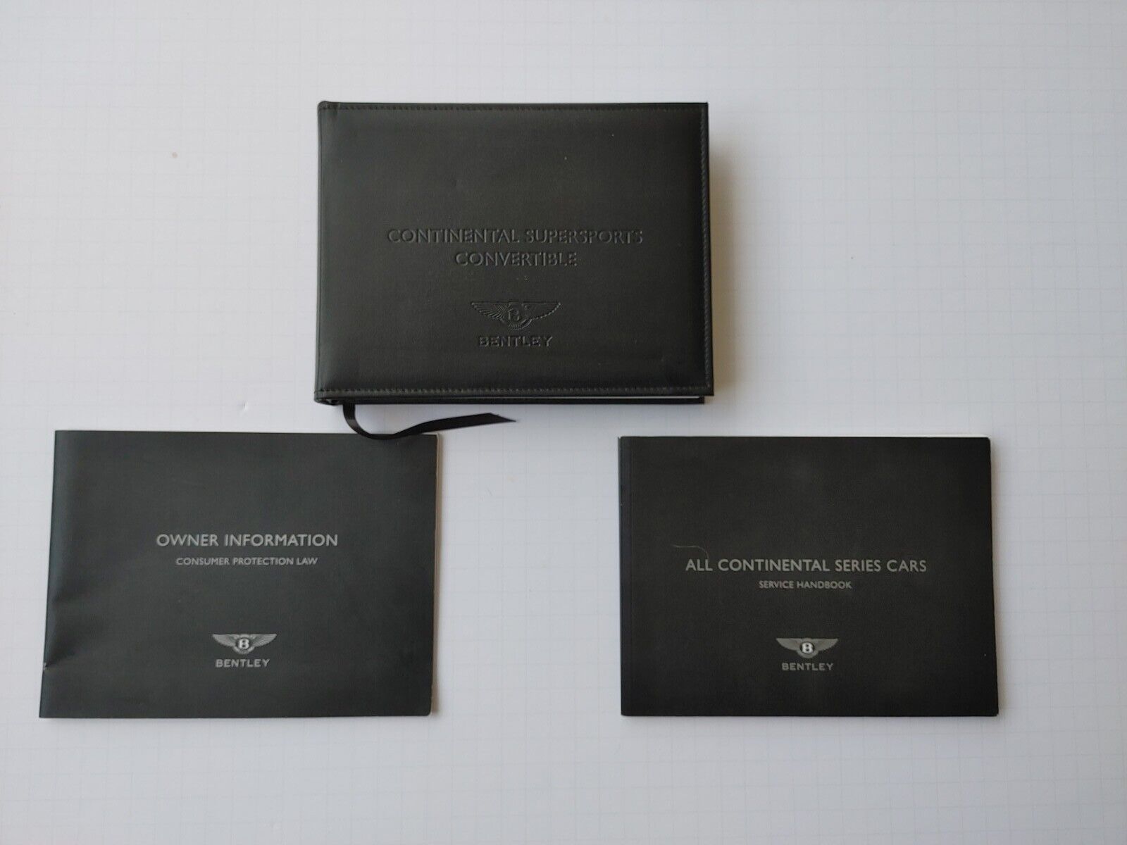  BENTLEY 2012 CONTINENTAL SUPERSPORTS CONVERTIBLE  OWNER'S MANUAL INCLUDES ISR