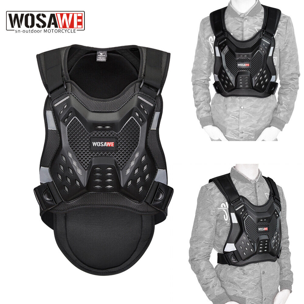 WOSAWE Adult Motorcycle Racing Armor Skateboard Chest Protector Protective Gear