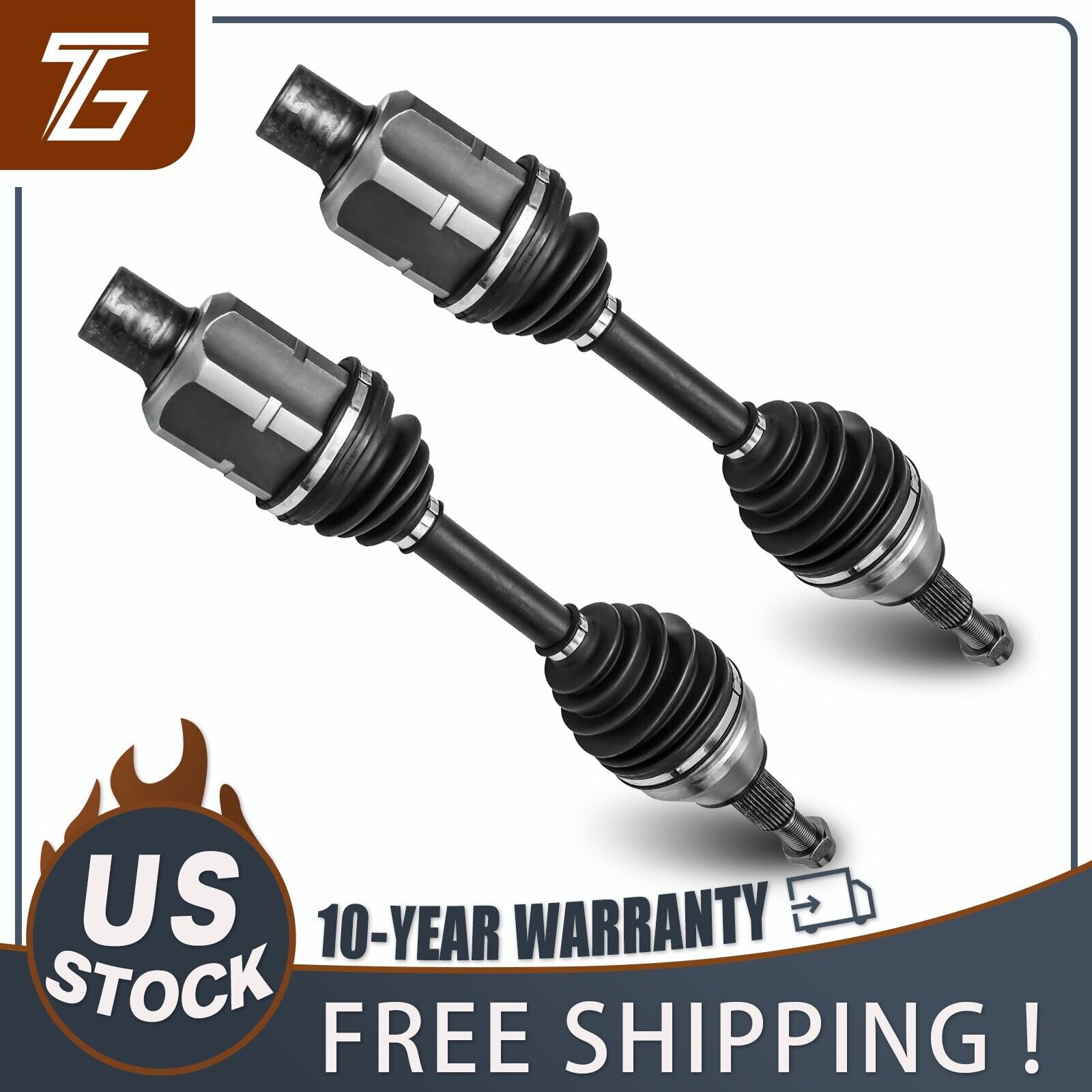 2x Front CV Axle Drive Shaft Assembly for 2012 - 2020 Ram 1500 Classic 4WD