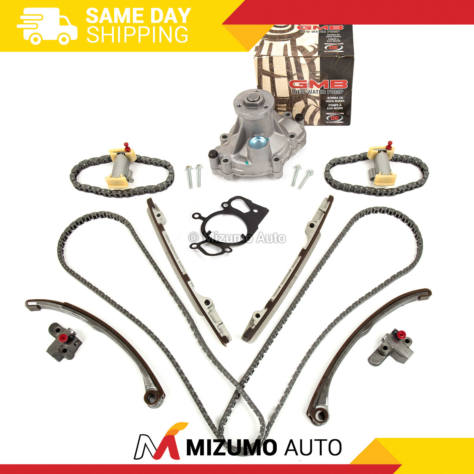 Timing Chain Kit Water Pump Fit 02-08 Jaguar Lincoln Land Rover 3.9 4.0 4.2 4.4L