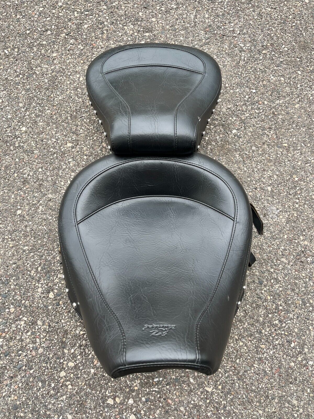 Mustang Wide Studded Super Touring Seat - Part # 75505
