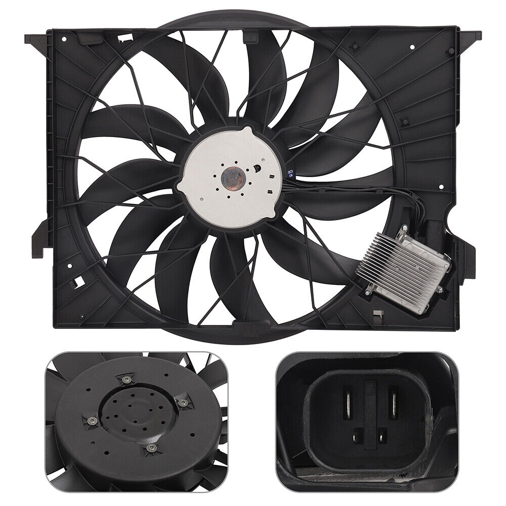 Radiator Cooling Fan Assembly For Mercedes-Benz CL600 CL63 AMG E63 AMG
