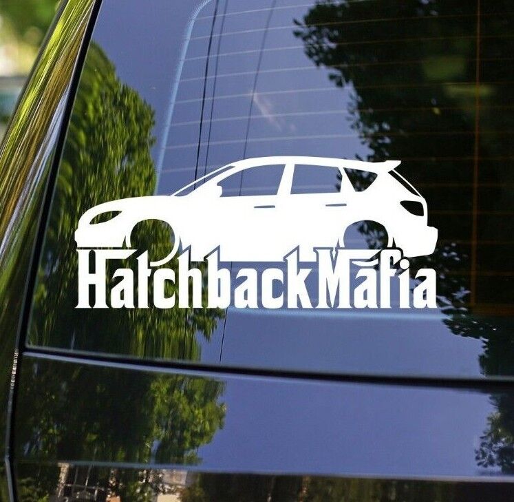 Lowered HATCHBACK MAFIA sticker - for Mazda 3 Mazdaspeed MPS (2007-2010)