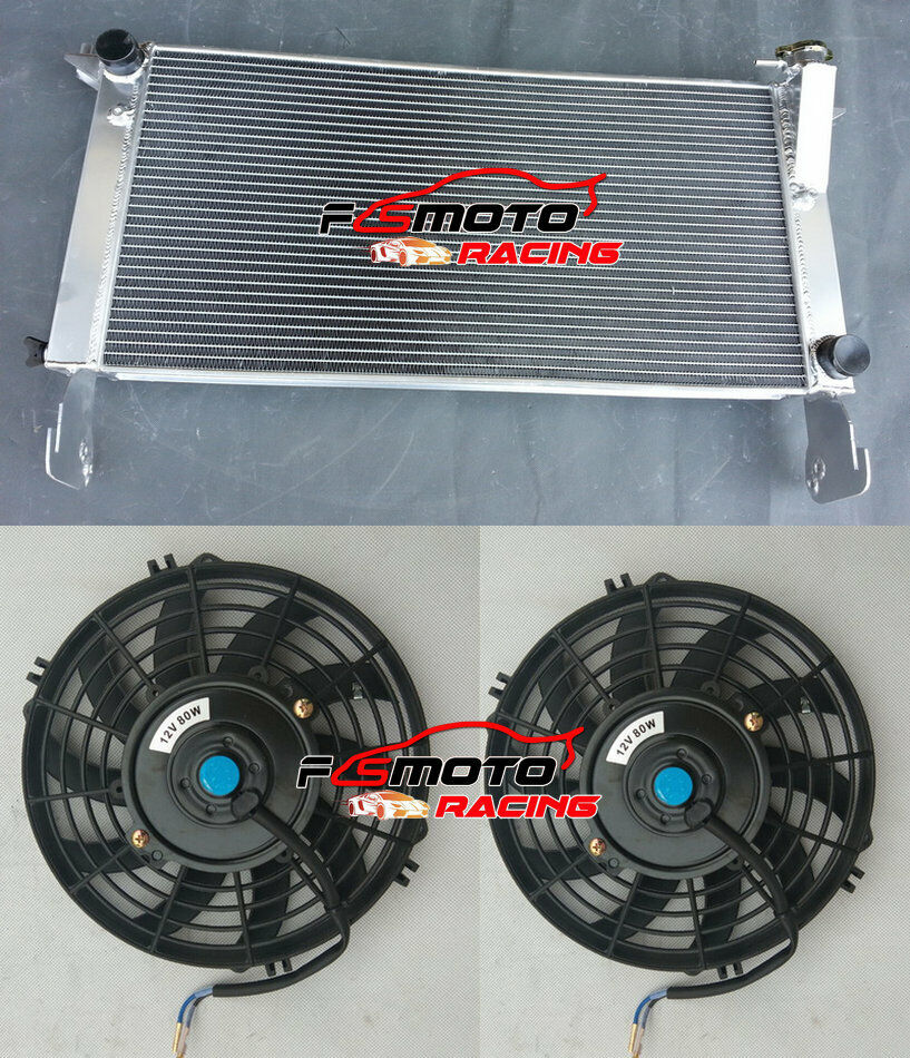 Aluminum Radiator+Fans For Hyundai Genesis Coupe 4 cyl 2.0L L4 Turbo 2010-2012