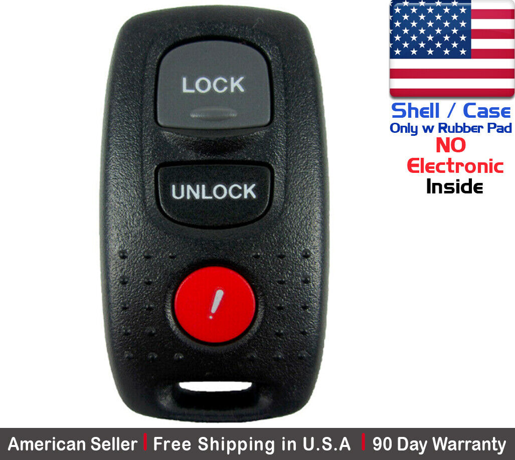 1x Replacement Keyless Entry Remote Key Fob Case For Mazda 3 6 Protege - Shell