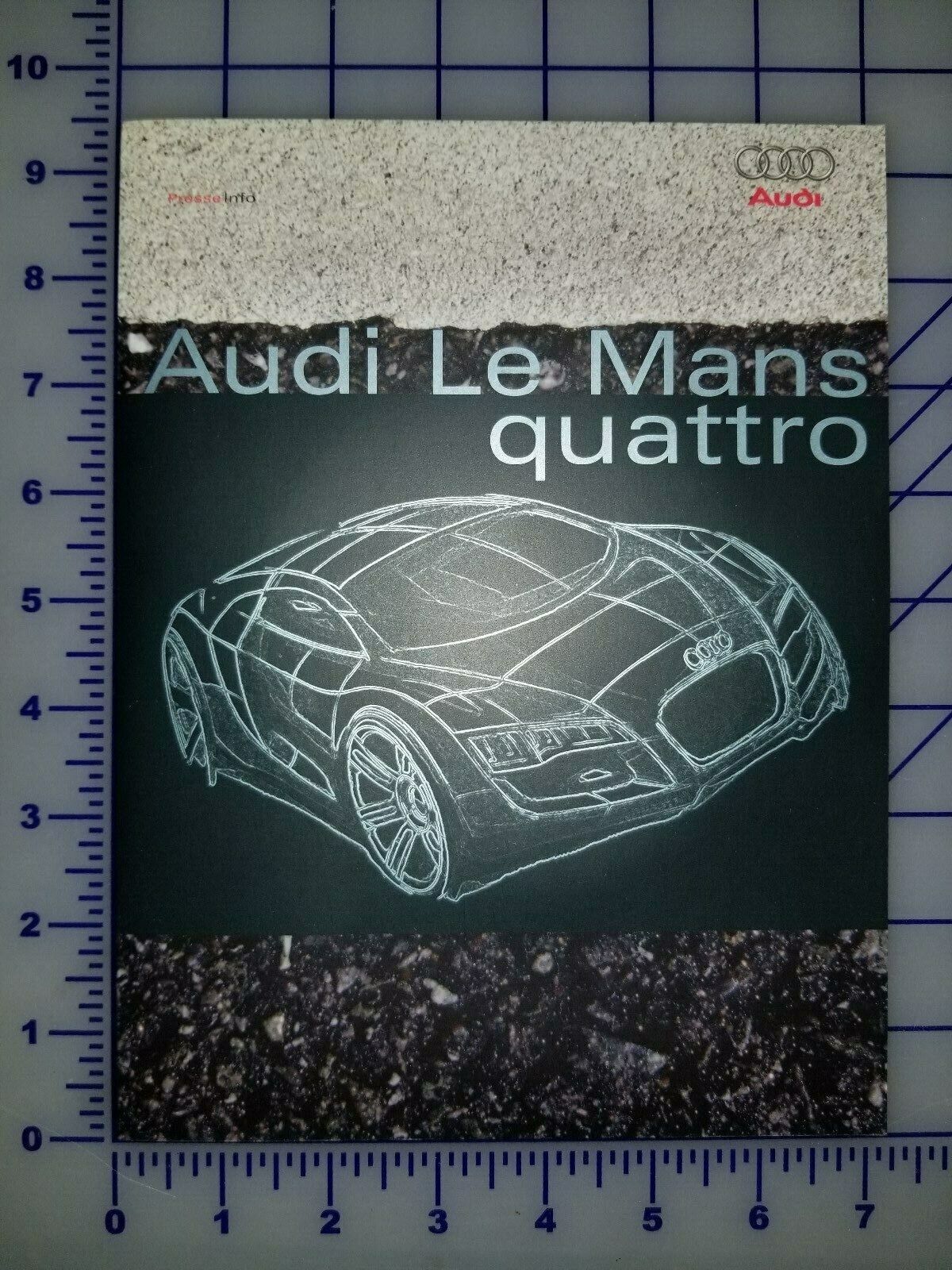 2004 Audi Le Mans Quattro Media Info Brochure  