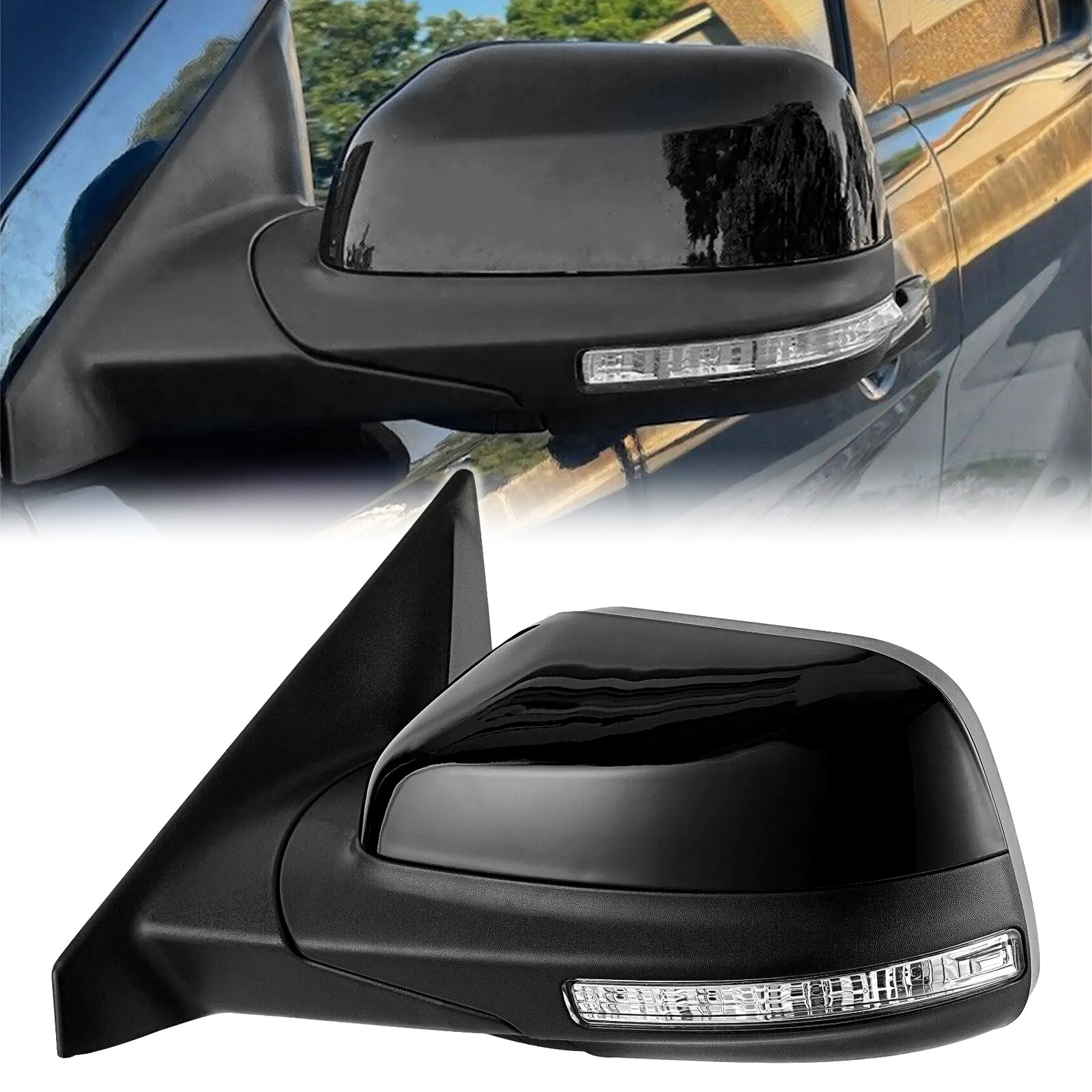 For 16-19 Ford Explorer Driver Heated Mirror Turn Signal Spotter GB5Z17683BDPTM