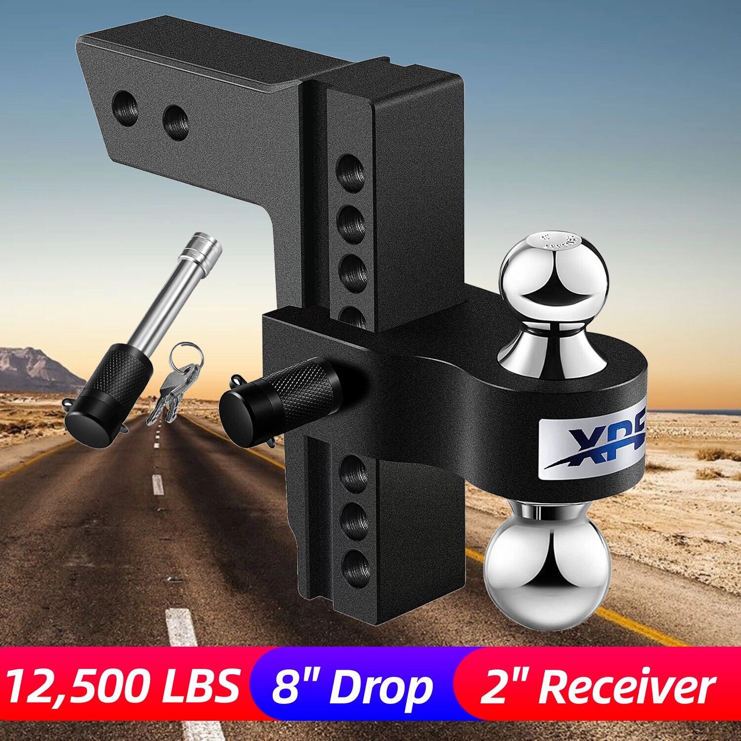 Adjustable Trailer Hitch for Heavy Duty Truck 2\
