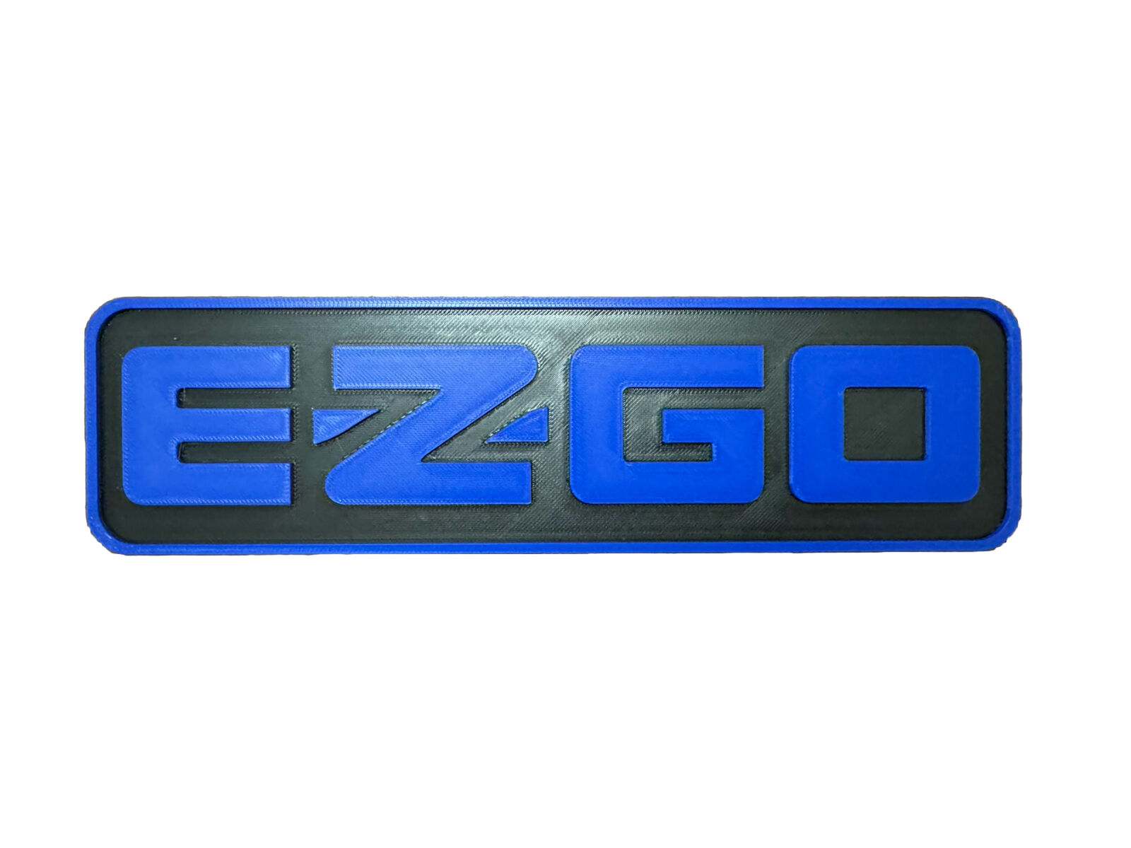EZGO Name Plate (9.25”x2.5”)- Blue