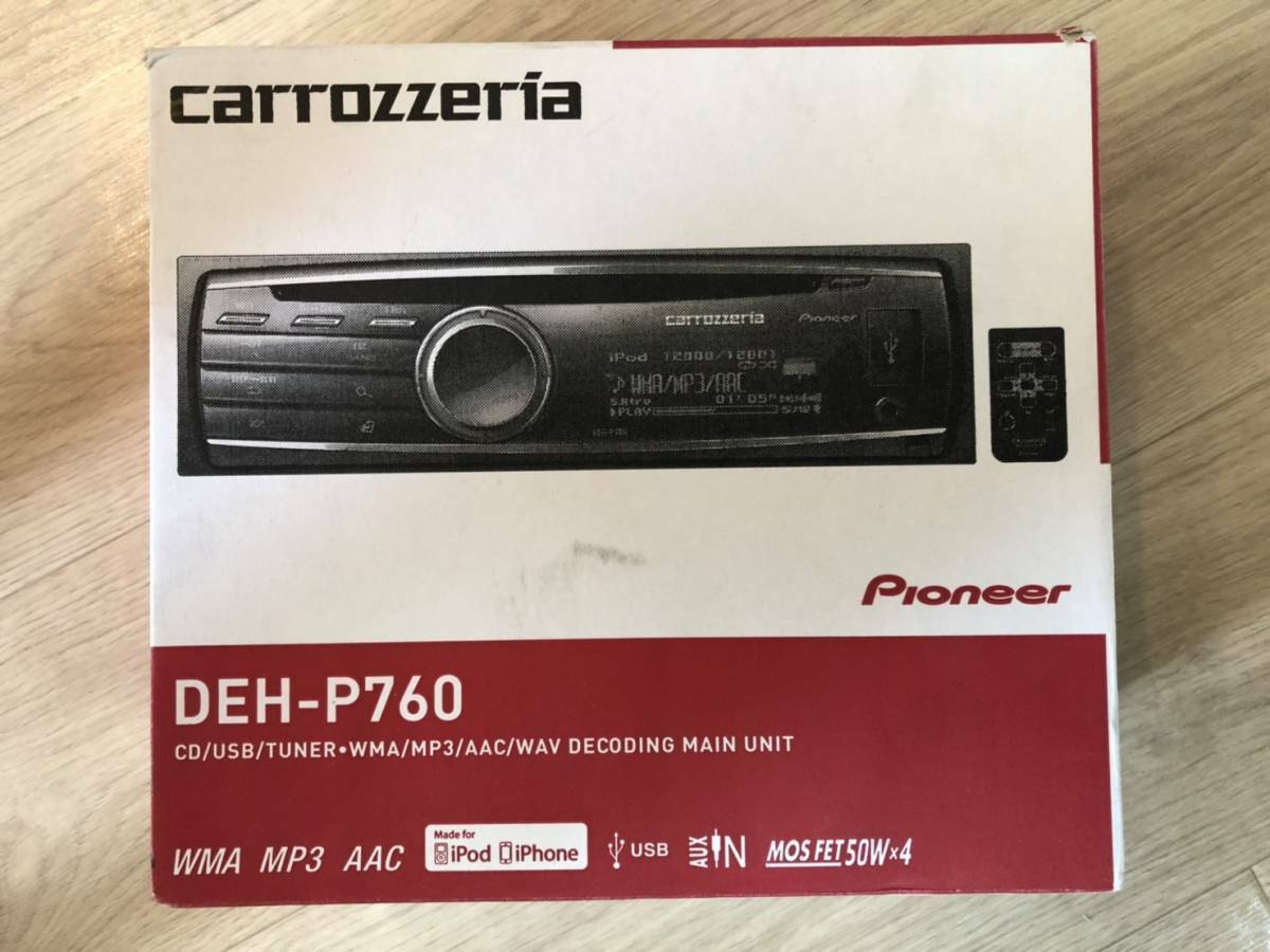 Pioneer Main unit CD / USB / iPod / Tuner · WMA / MP3 /AAC  WAV DEH- P760 Japan