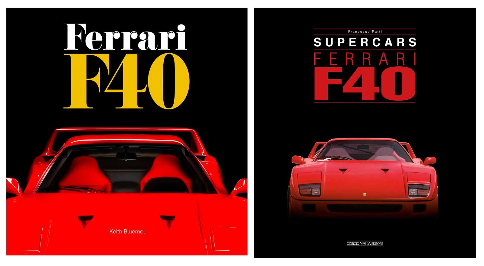 Ferrari F40 TWO LARGE BOOK SET