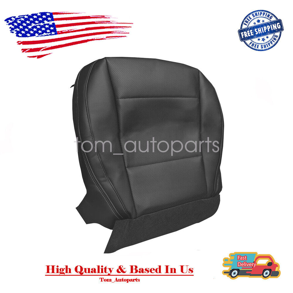 Driver PERF Leather Bottom Seat Cover Black For 15-19 Subaru Outback Legacy