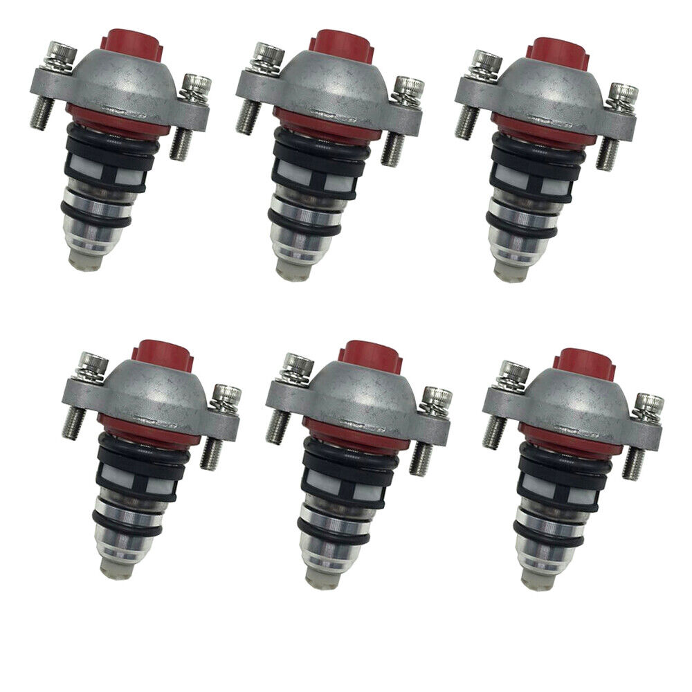 Set 6 Fuel Injectors For 1990-1993 Nissan 300ZX Phase 1 2 Z32 270cc w/O-rings