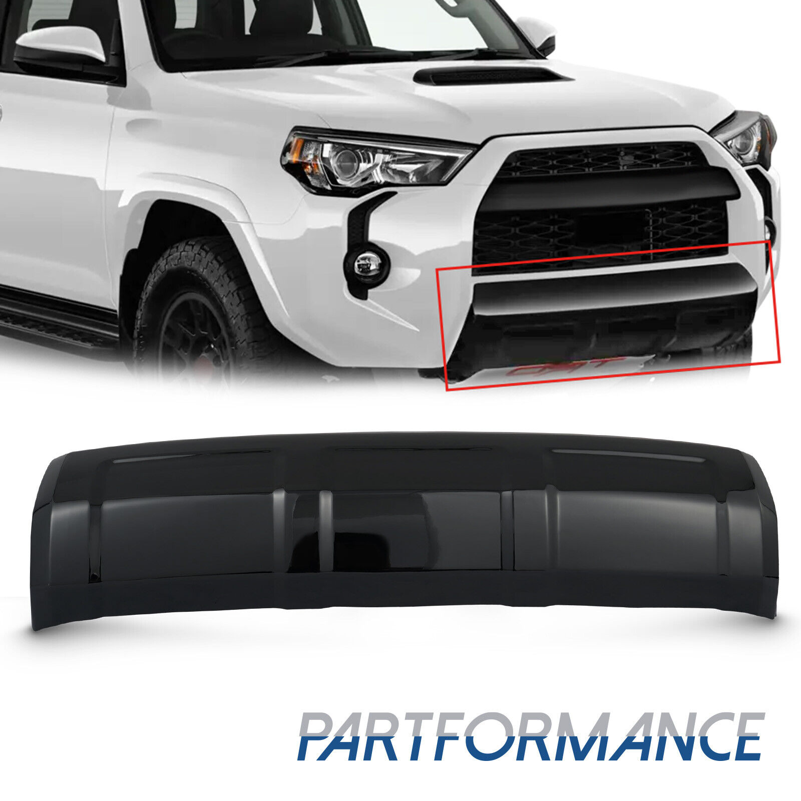 Front Valance Bumper Panel Replace For Toyota 4Runner TRD Pro Off-Road 2014-2023