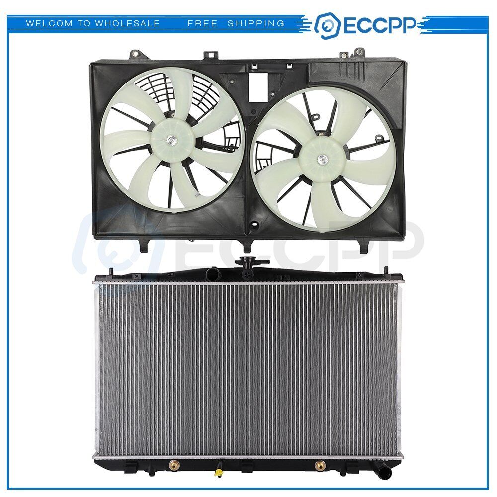 Electric Radiator Cooling Fan Kit For 2011 2012 2013 2014-2016 Toyota Sienna