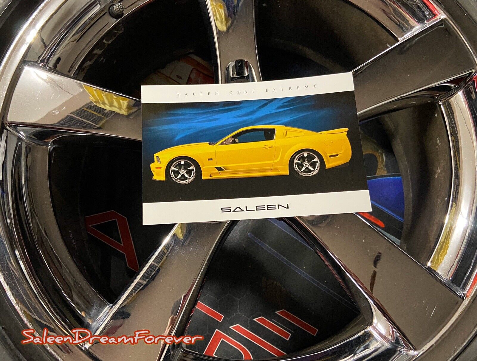 2006 SALEEN S281E EXTREME MUSTANG SALES BROCHURE CARD NOS FORD COBRA SHELBY GT