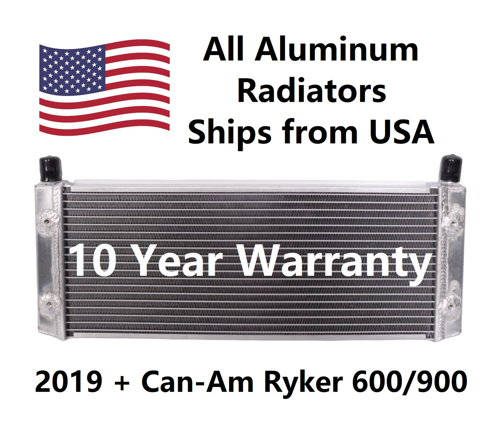All Aluminum Radiator Can-Am Ryker 600 900 OEM: 709200724
