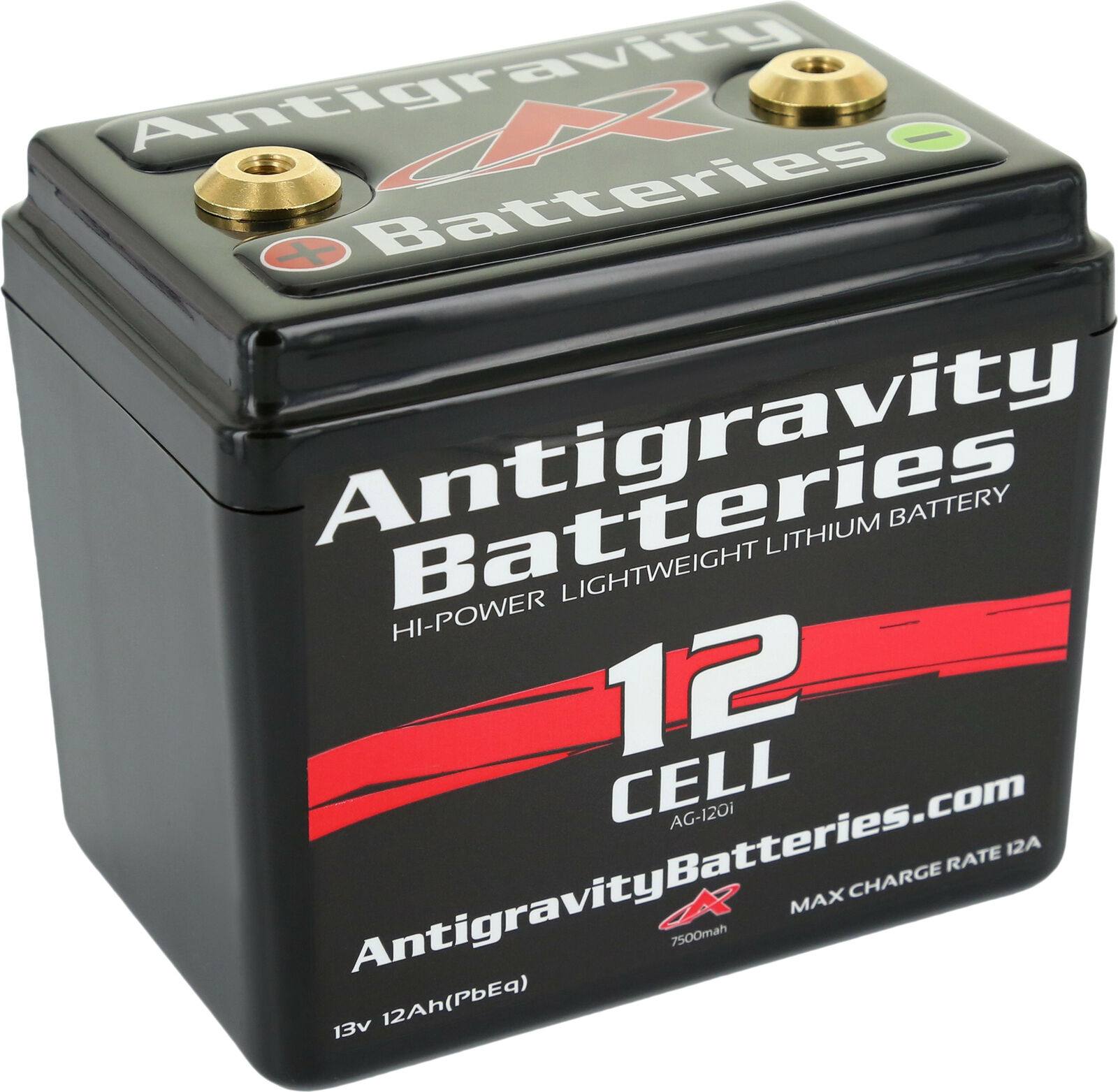 ANTIGRAVITY BATTERIES Small Case Battery 12-Cell 12V/360CCA/16Ah 1100CC Max