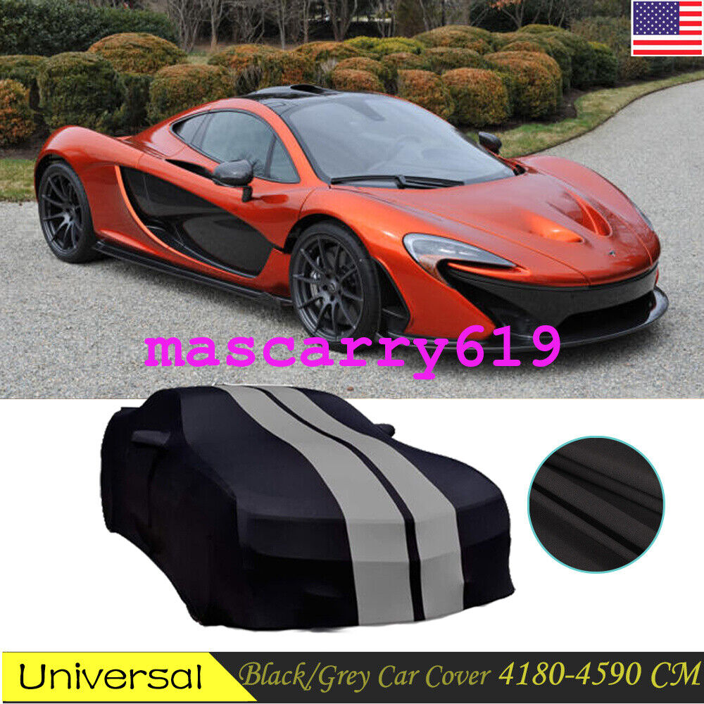 FOR McLaren P1 icon Dec Indoor Car Cover Stain Stretch Dustproof BLACK/GREY