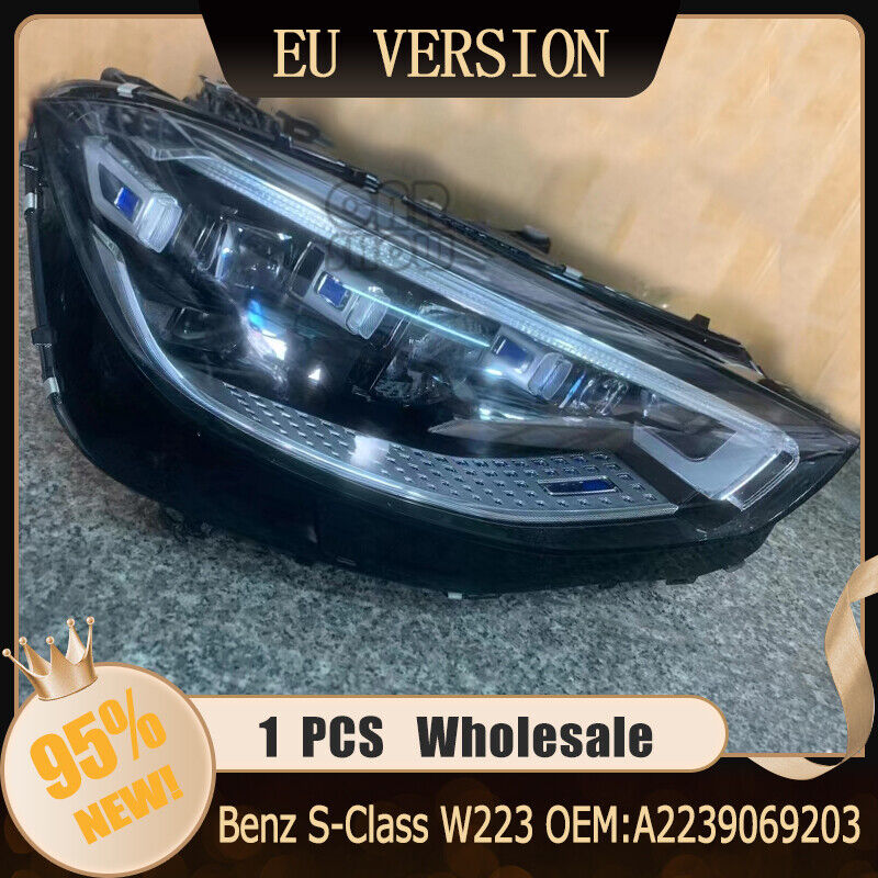 EU Right Projection Headlight For 2021 2022 2023 Benz S-Class W223 OEM:39069203
