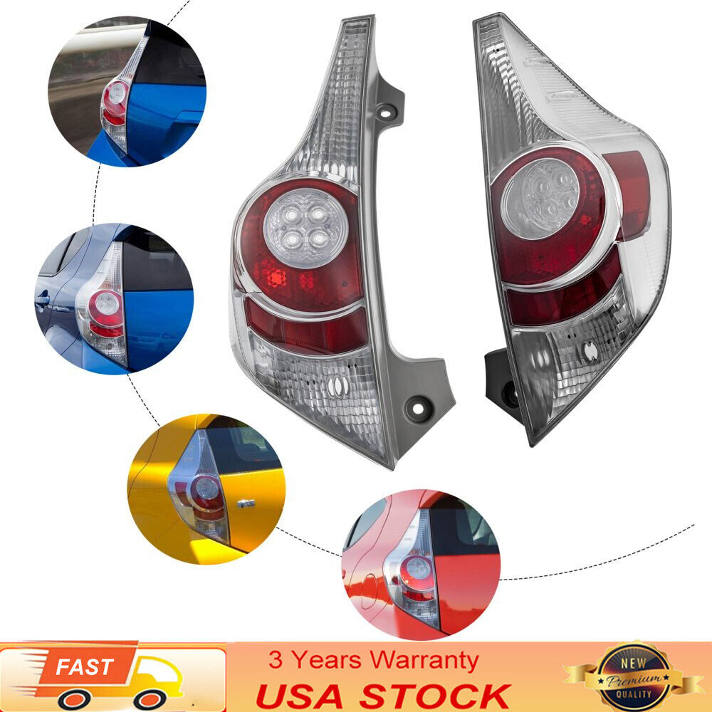 For 2012-2014 Toyota Prius C 2Pcs Tailights Set Left+Right Tail Lights Assembly