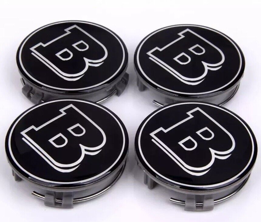 4x Brabus Wheels Car Center Hub Caps Badge Emblems Mercedes Benz W463 G65