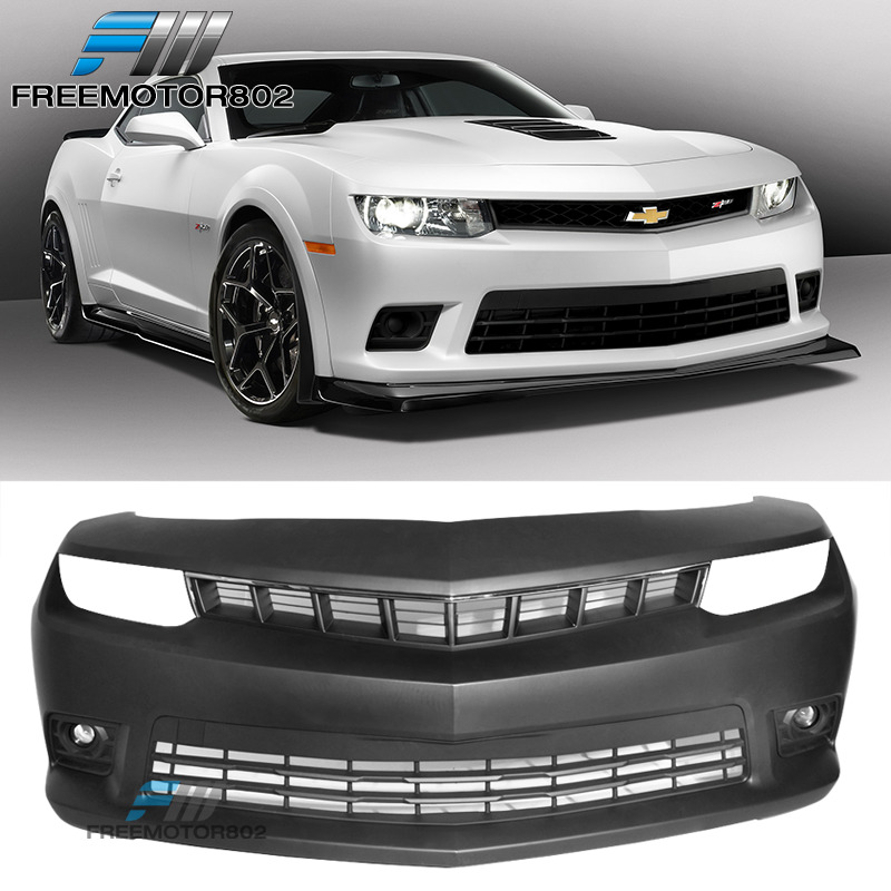 Fits 14-15 Chevy Camaro SS Style Front Bumper Conversion Fog Lights PP