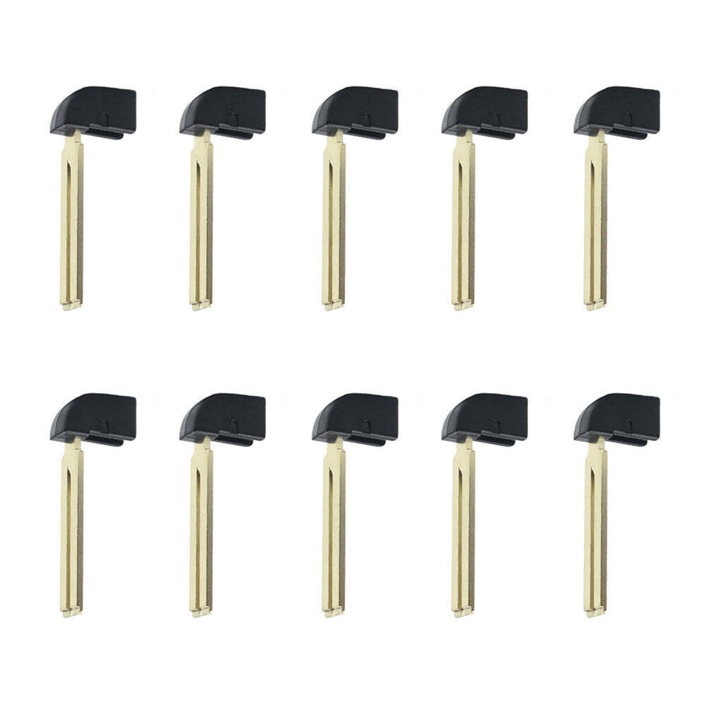 New Uncut Prox Emergency Blade Insert Key Replacement for Toyota TOY51 (10 Pack)