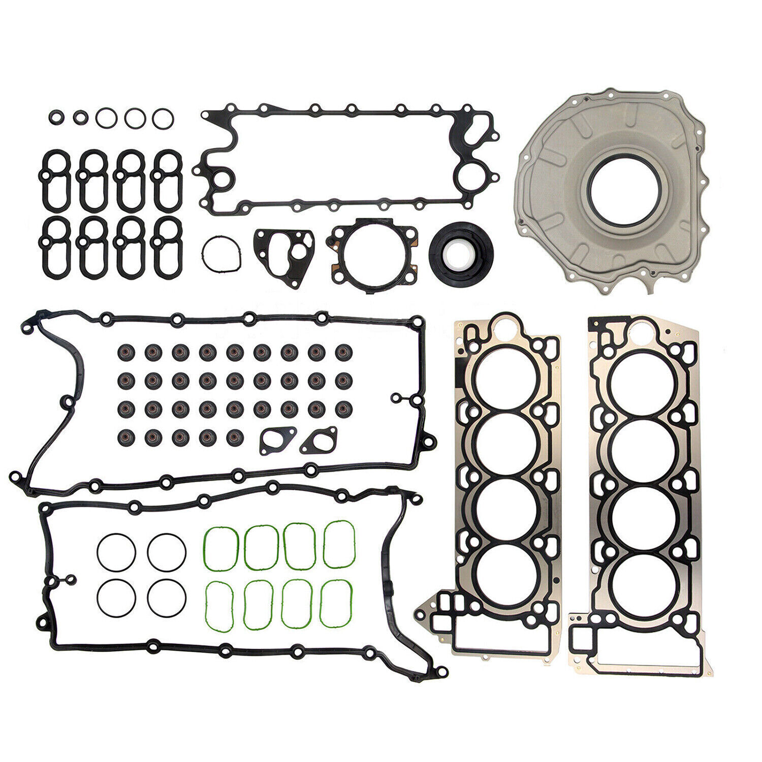 Engine Rebuild Kit & Crankshaft Rods Timing Kit For Jaguar Land Rover AJ133 5.0L
