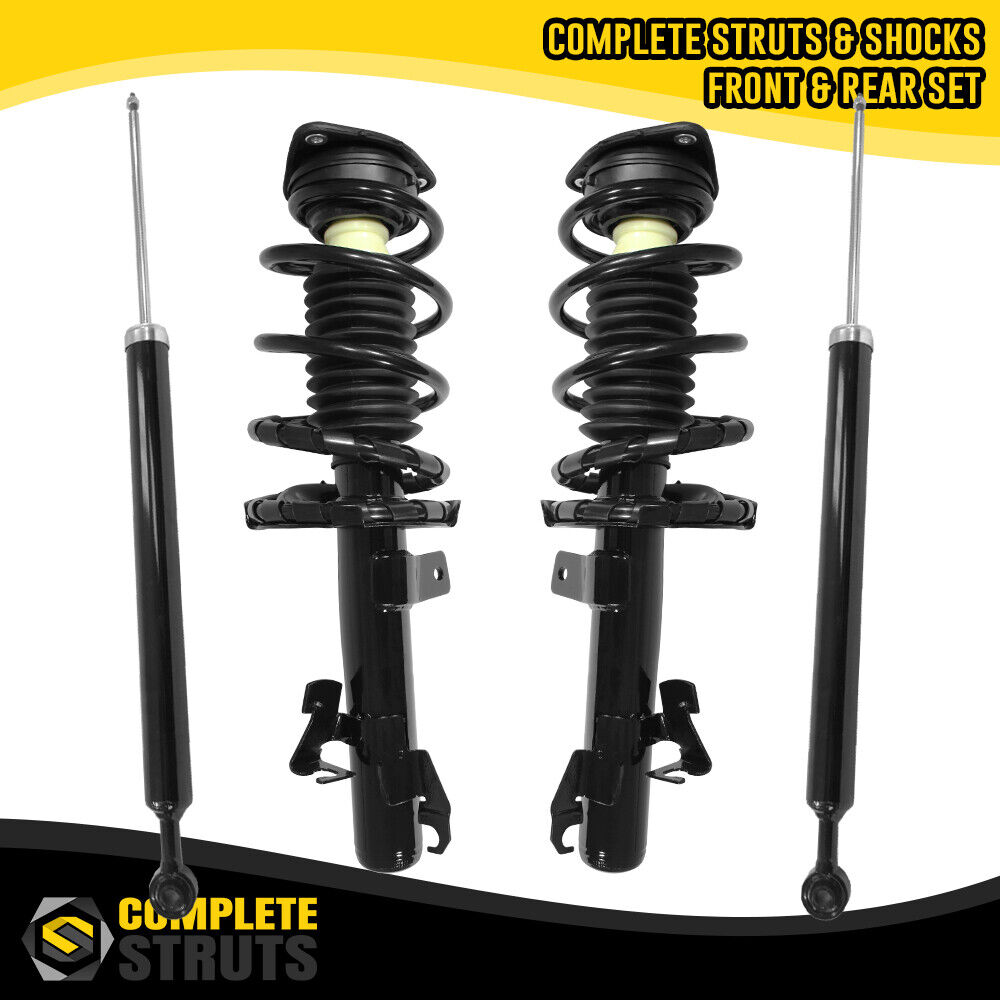 2010-2013 Mazda 3 Front Complete Struts & Rear Gas Shock Absorbers