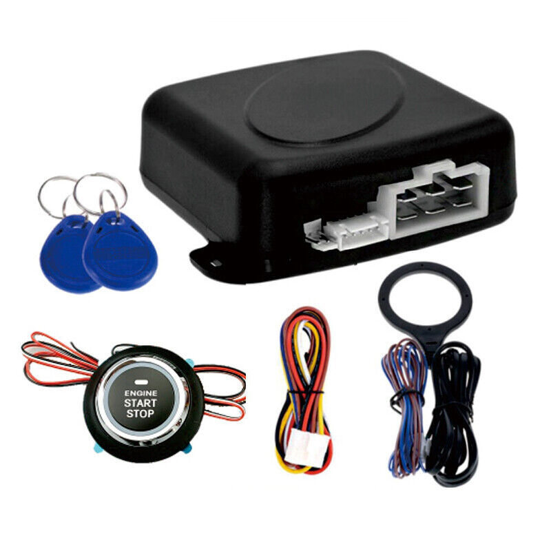 12V Car Ignition Switch Engine Start Stop Push Button Keyless Entry Starter Kit