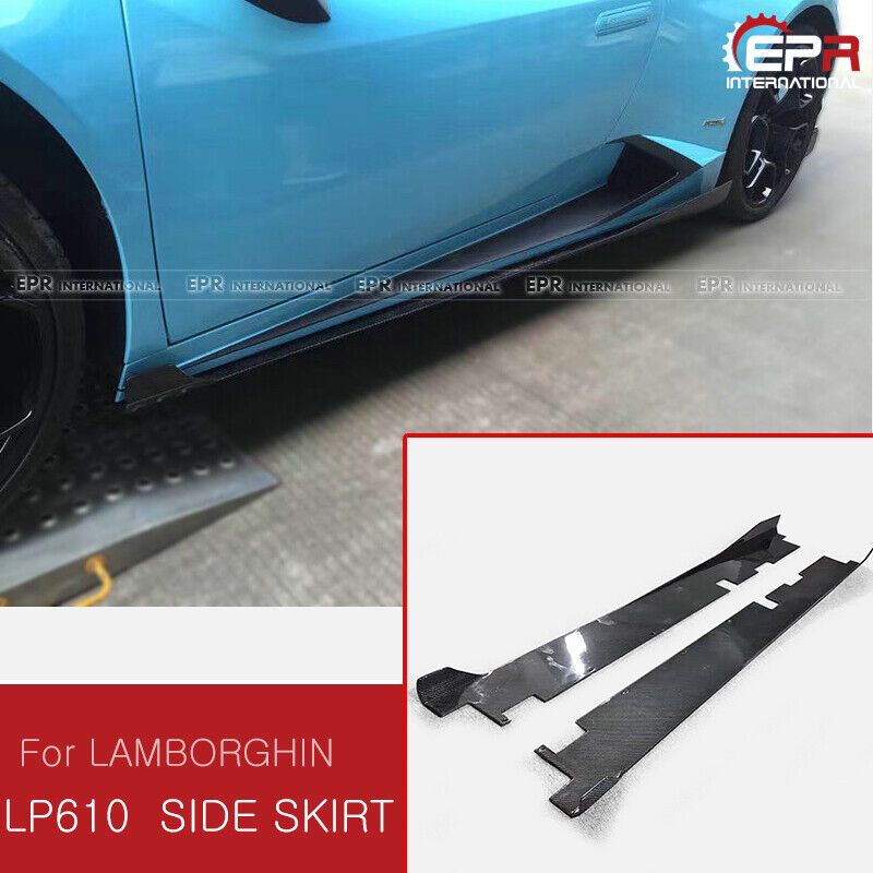 For Lamborghini 14 onwards Huracan LP610 DMC Style Carbon Side Skirt Extension