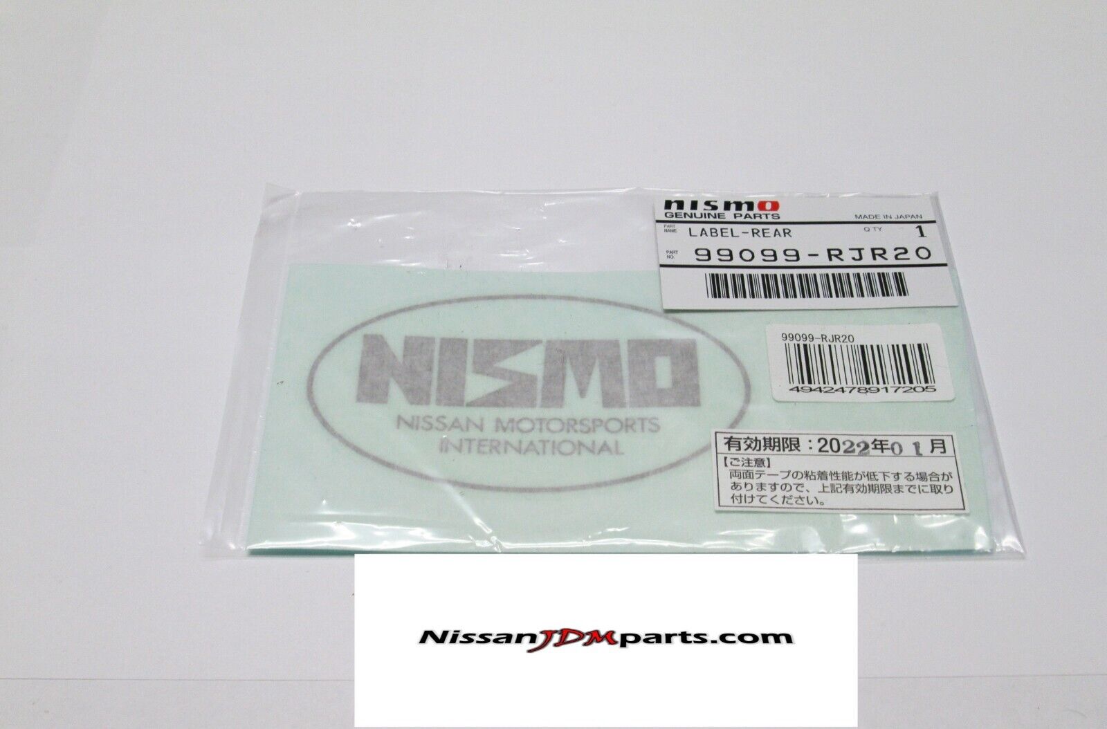 NISSAN NISMO HERITAGE  R32 Skyline GT-R NISMO Sticker 99099 - RJR20 USA SELLER