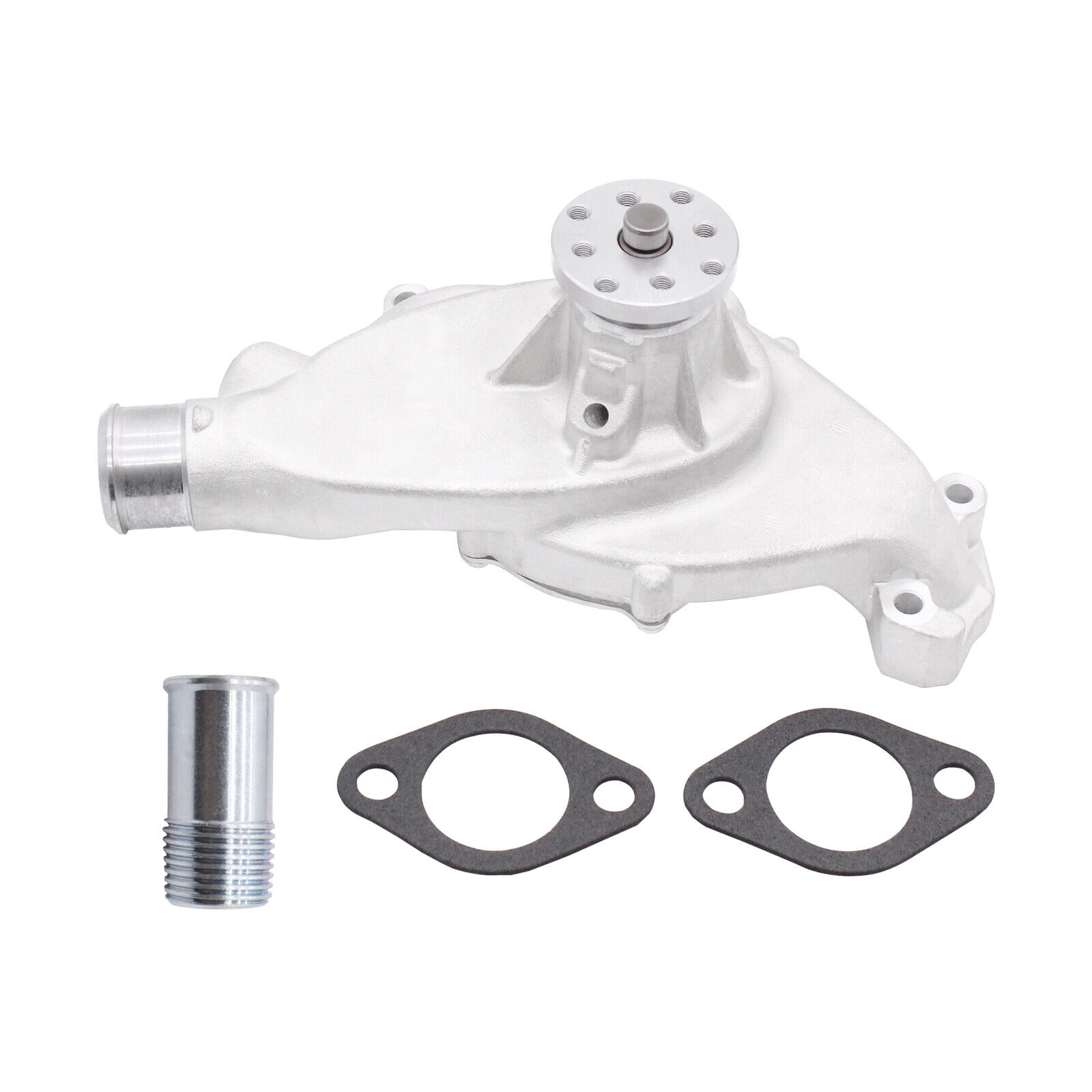 Satin Aluminum Short Water Pump Fit For Chevy BBC 396 402 427 454 502