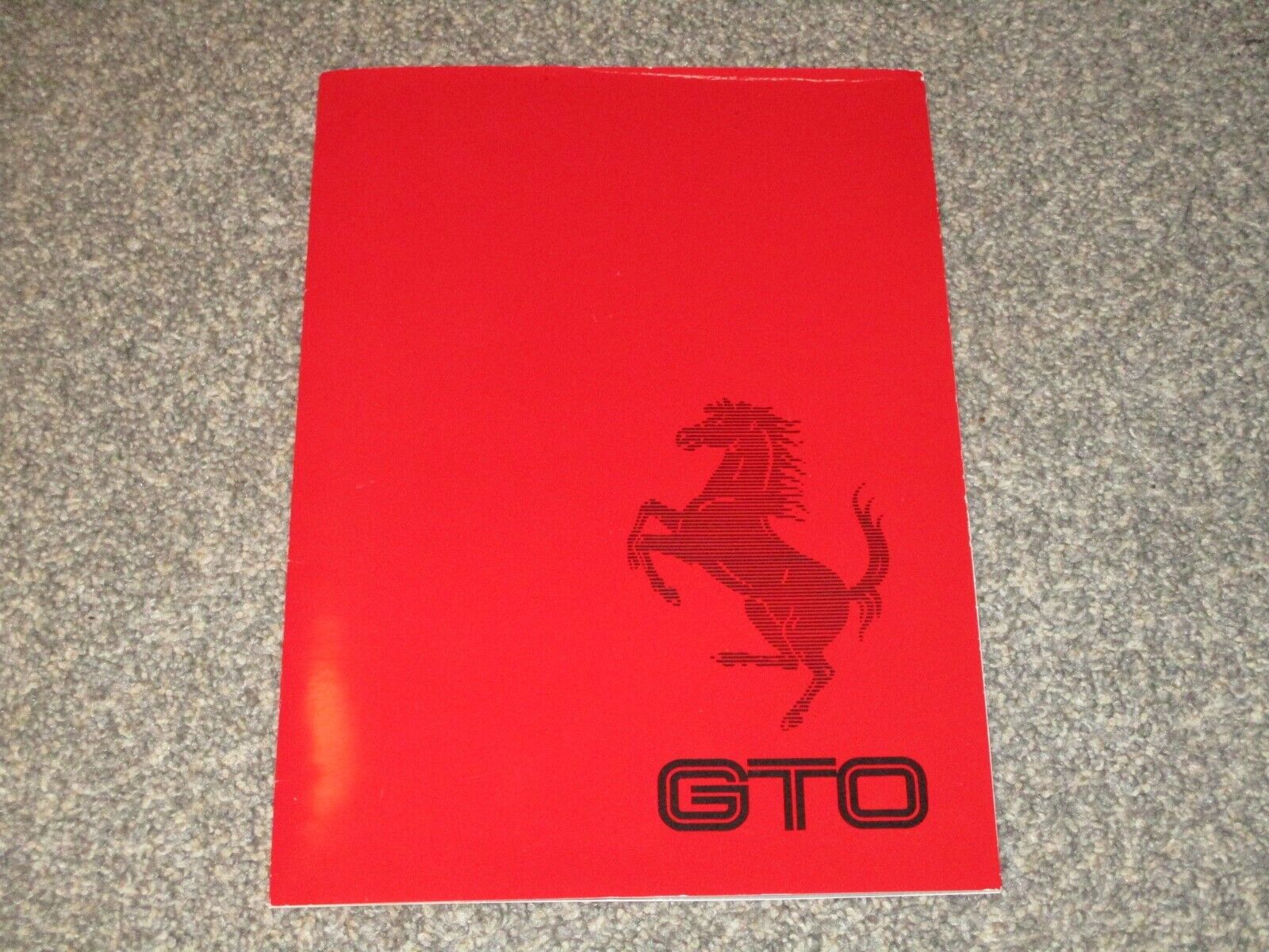 Original 80s Ferrari 288 GTO Sales Brochure German Ferrari Club Book Literature
