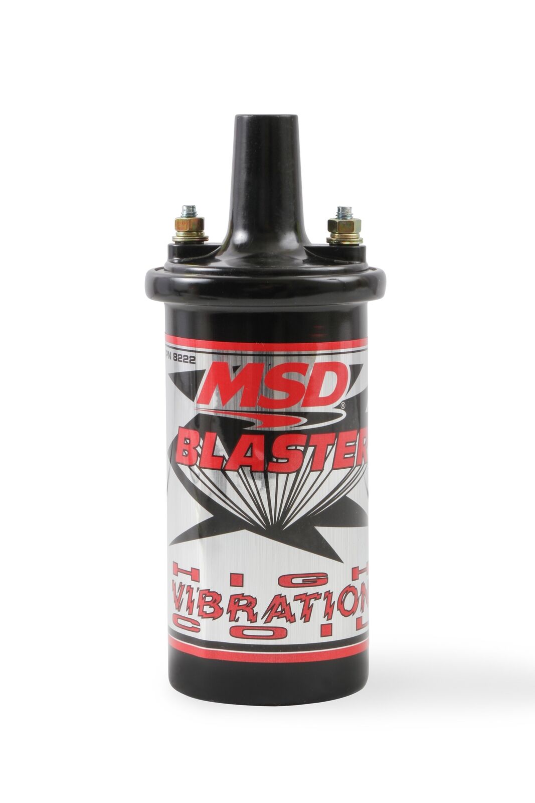MSD 8222 Ignition Coil Blaster Series, Canister Style, High Vibration, Black,