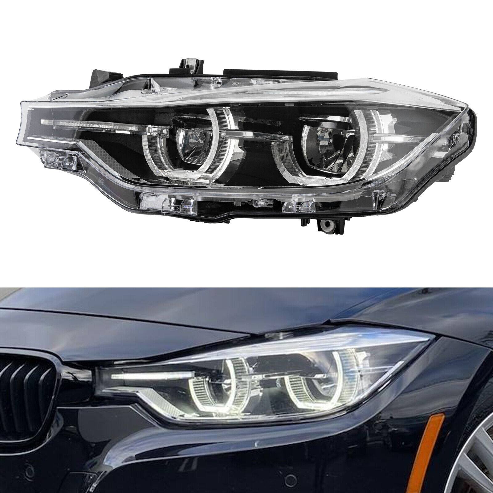 For 2016 -2018 BMW 3 Series F30 F35 330i 328i 320i Full LED Left Side Headlight