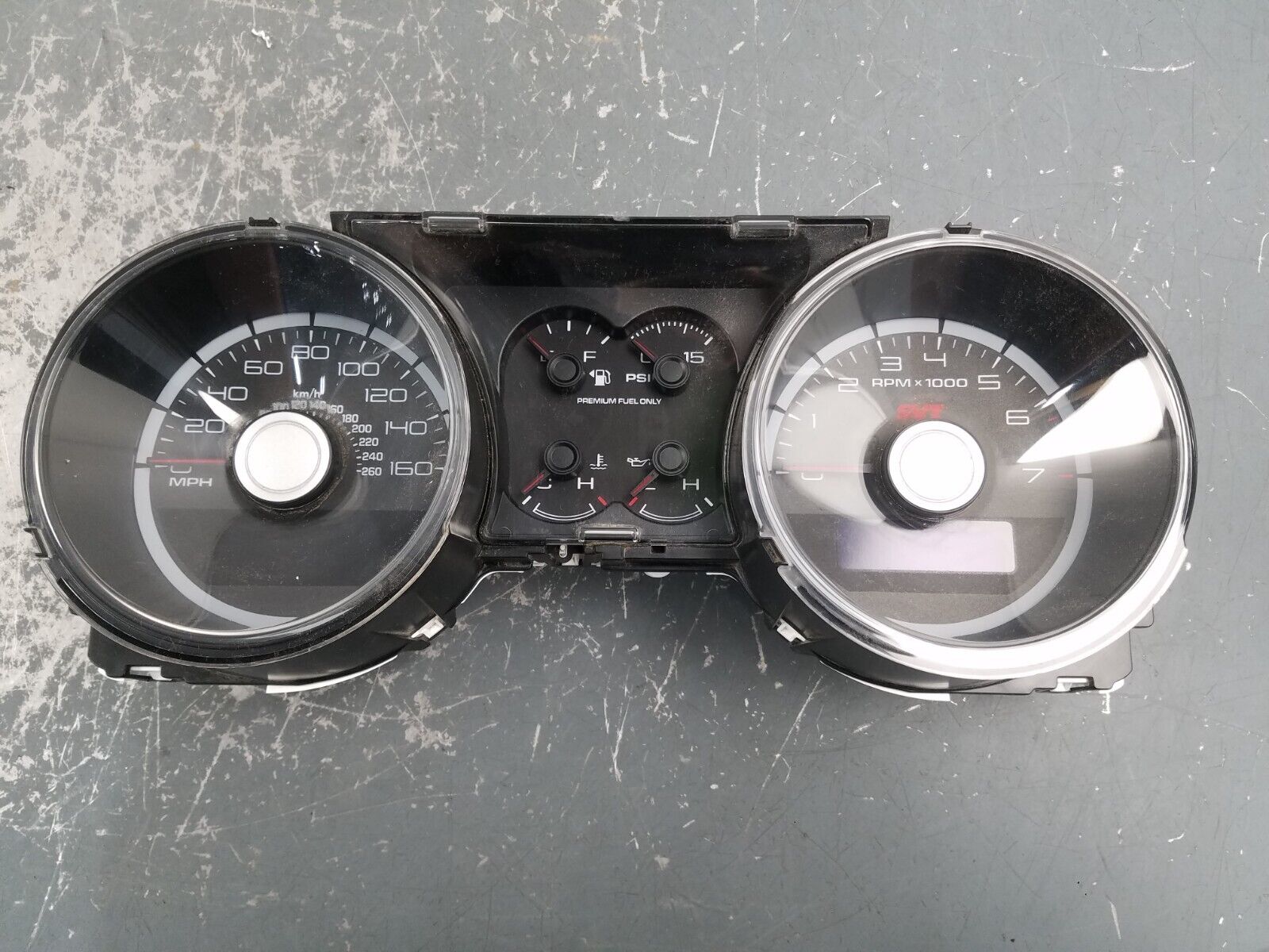 2011 Ford Mustang Shelby GT500 Gauge Cluster #0887 Q6