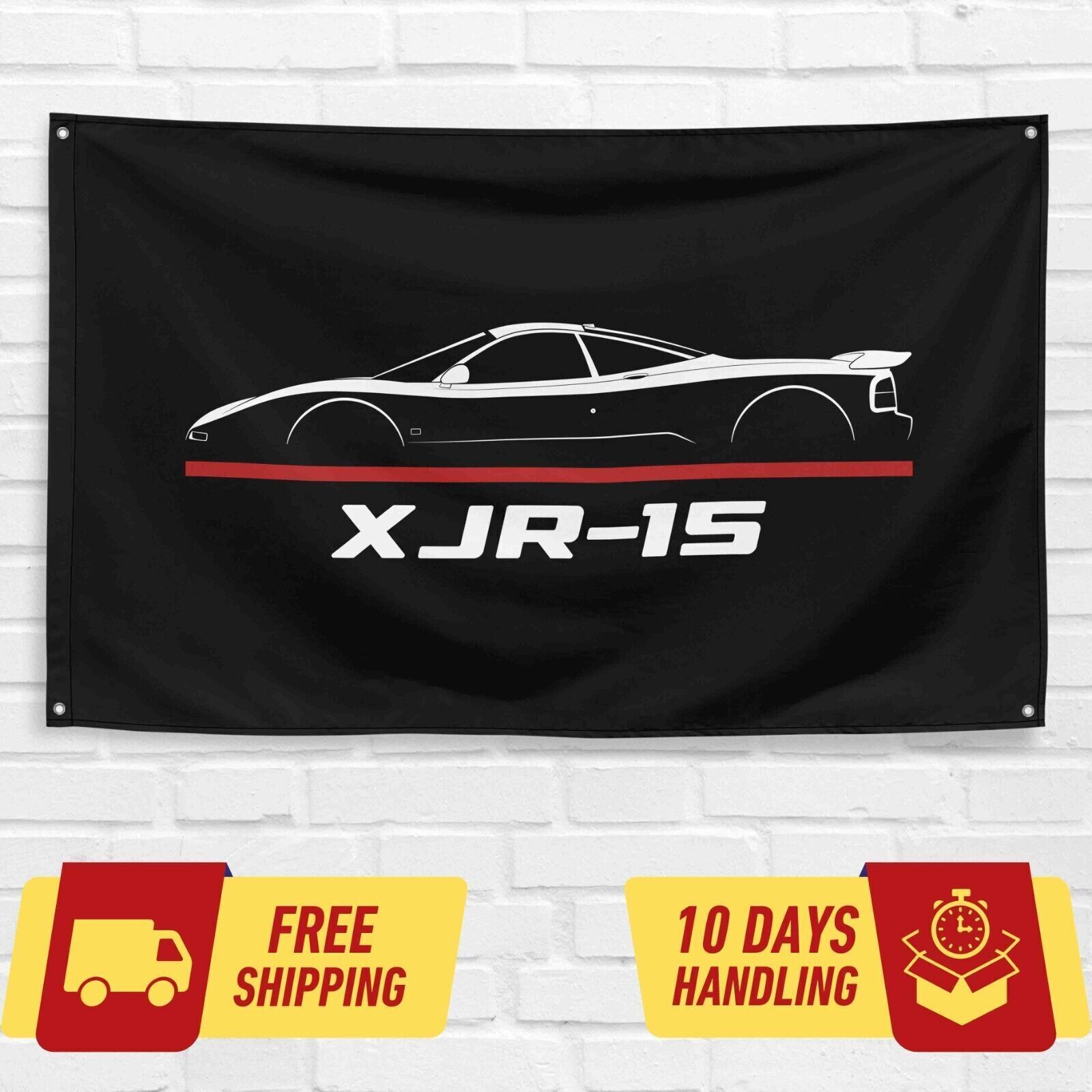 For Jaguar XJR-15 1990-1993 Car Enthusiast 3x5 ft Flag Birthday Gift Banner