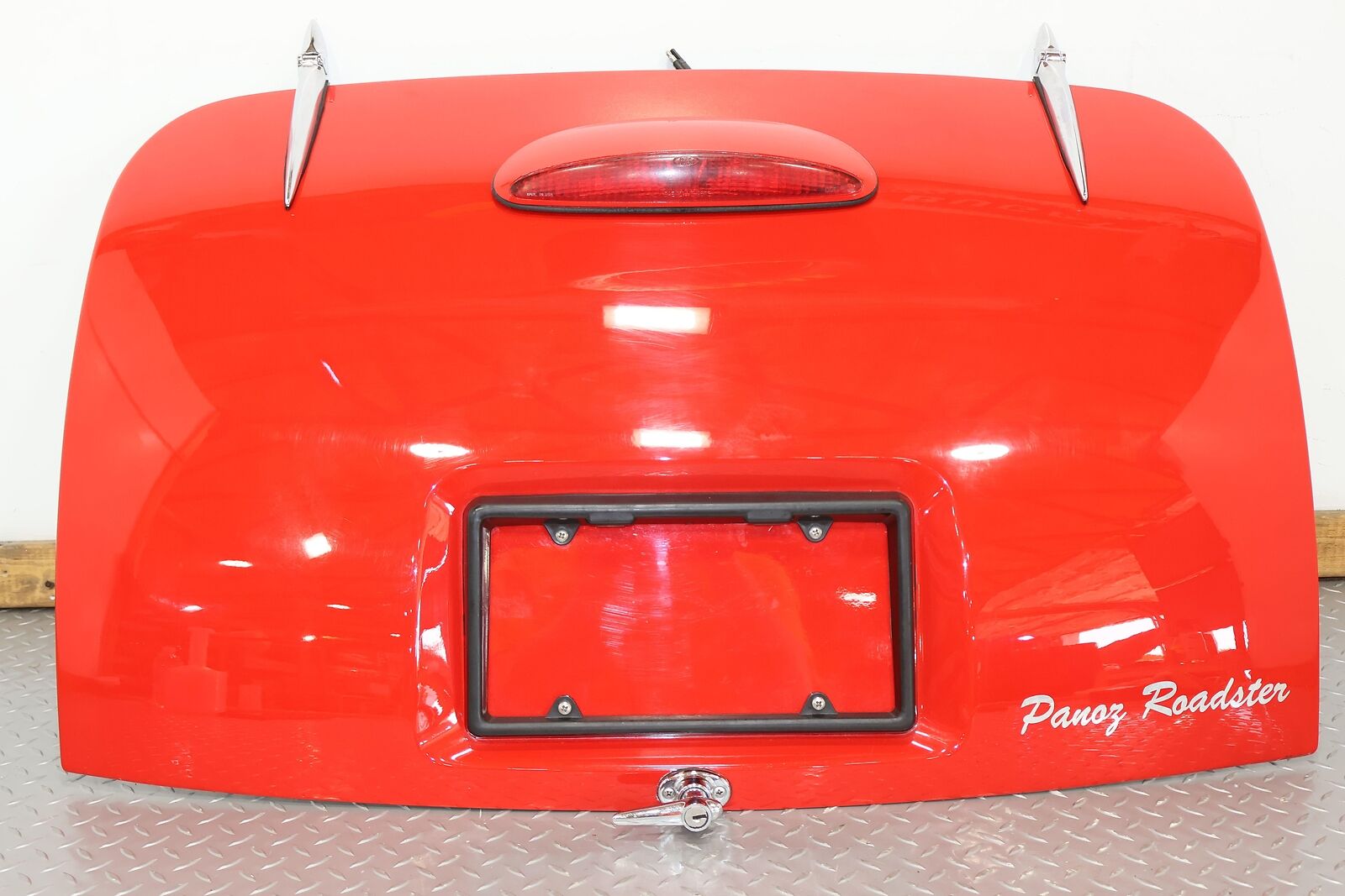96-99 Panoz Roadster AIV Trunk Deck Lid W/3RD Brake Light/Hinges/Latch (Red) OEM