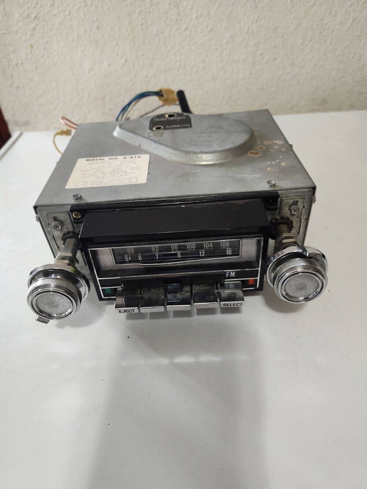 Vintage Car Radio Delco GM Electronics (Untested And Unsure Or Age)