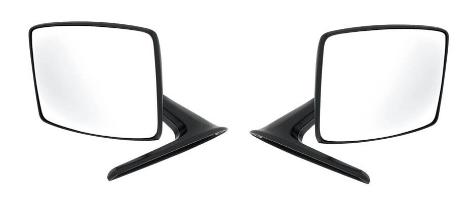 NEW 1967-1968 Mustang Bronco F-150 Outside Mirrors Black Pair, Set of 2
