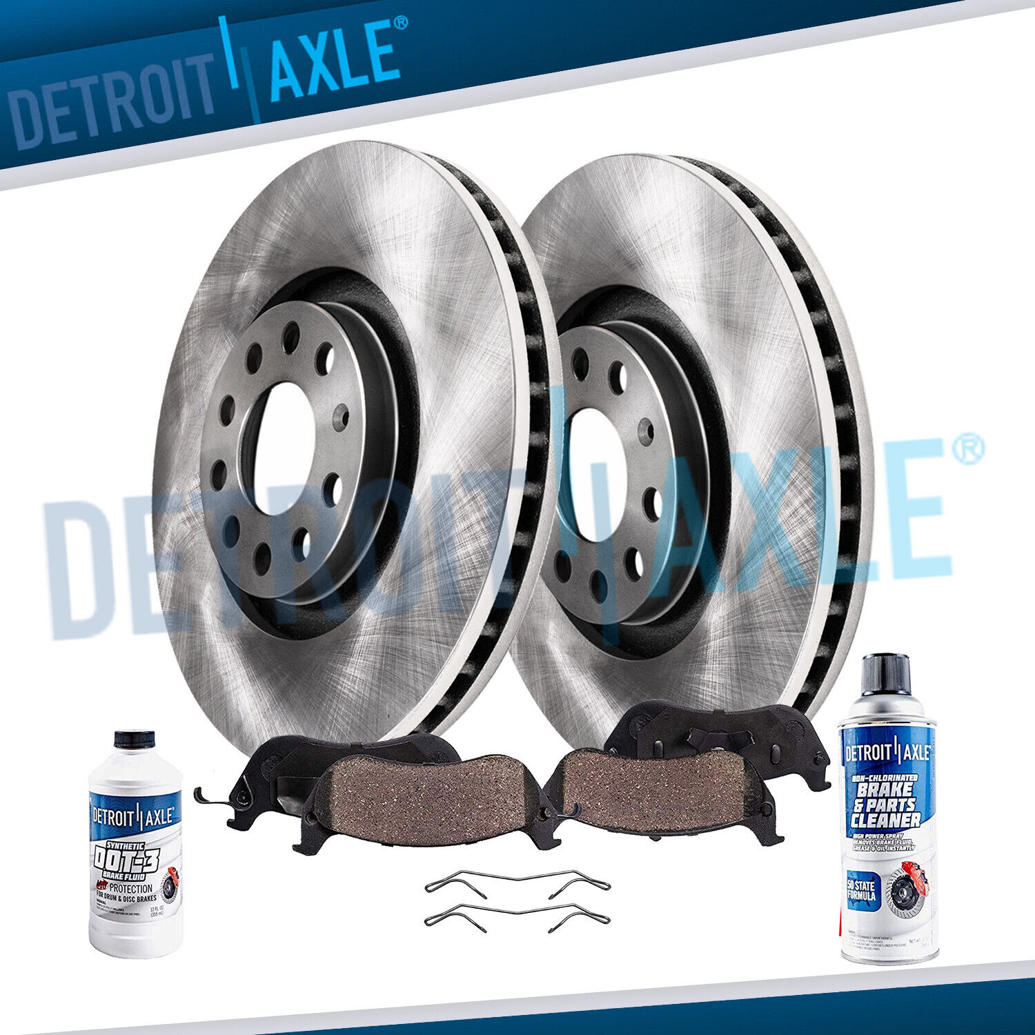 Front Disc Rotors + Ceramic Brake Pads for 2012 2013 2014 2015 - 2019 VW Beetle