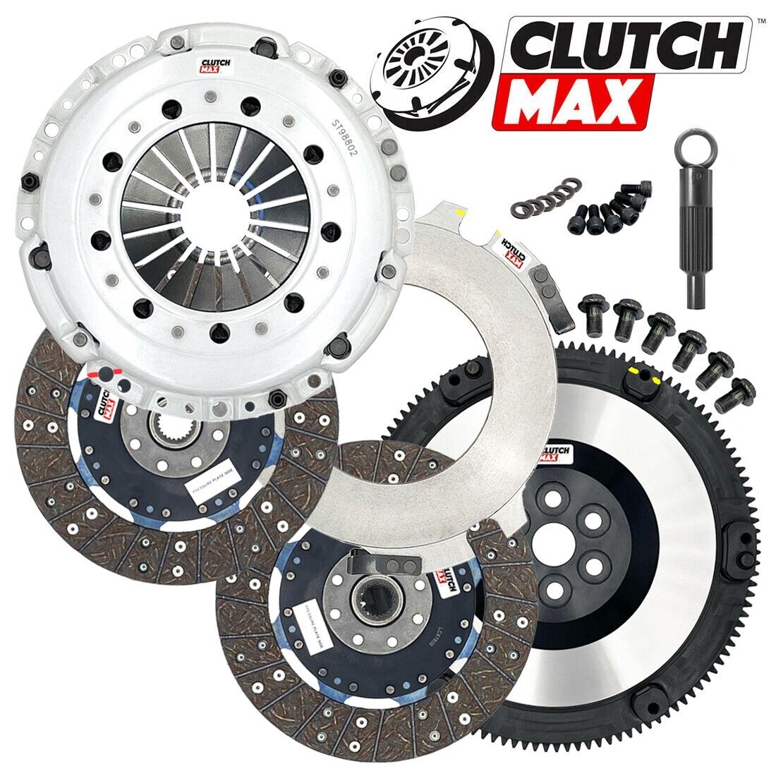 CM 700HP TWIN-PLATE CLUTCH FLYWHEEL KIT SYSTEM fits 2015+ FORD MUSTANG ECOBOOST