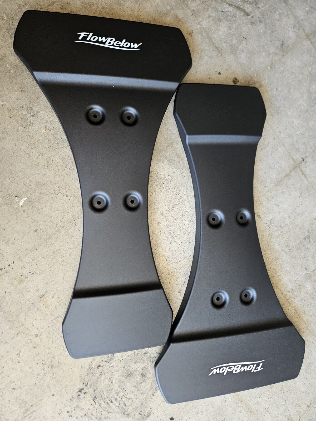 FlowBelow Aero Center Tandem Panel Fairing Black Set Of 2