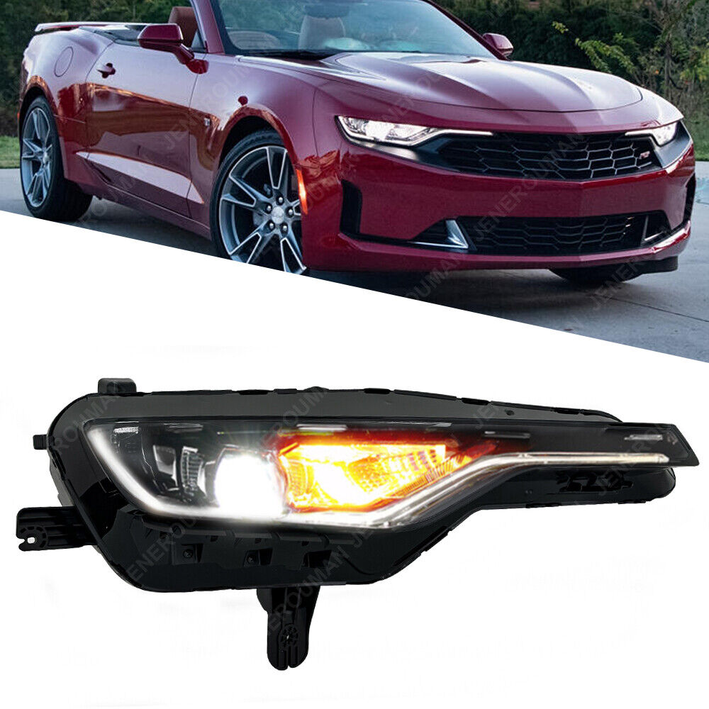 Passenger Headlight For 19-24 Chevrolet Camaro SS 1SS 2SS RS Chevy Head Lamp RH