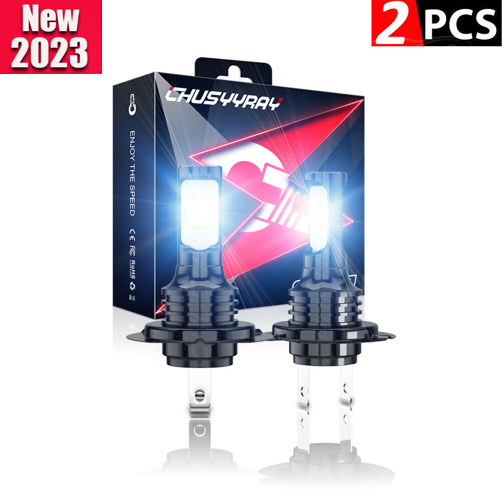 For Honda CBR1000RR 2004-2019 H7 Motorcycle LED Headlight Bulbs Super Bright 2pc