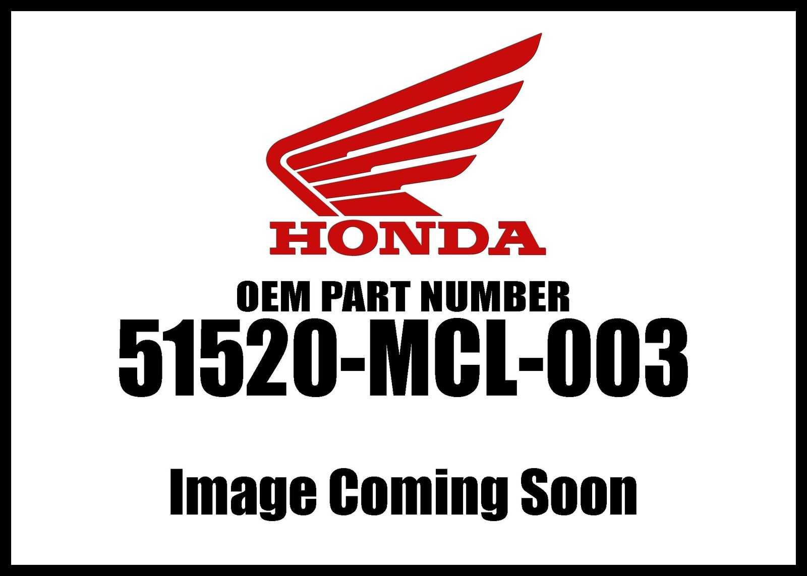 Honda 2001-2013 Shadow VT CB Left Lower Case 51520-MCL-003 New OEM