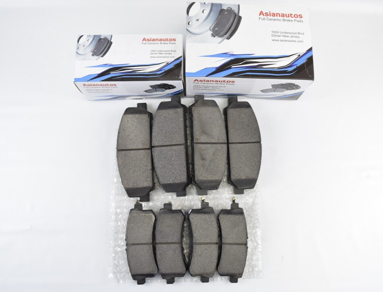 Asianautos Full Ceramic Front and Rear Brake Pads For Nissan Armada 2017-2022
