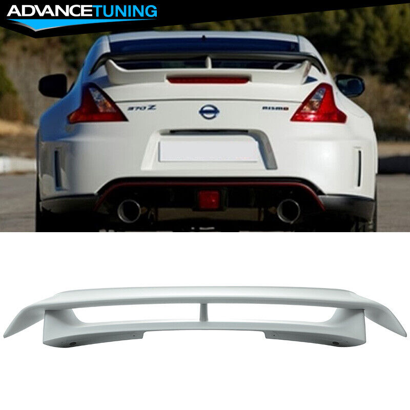Fits 09-21 Nissan 370Z Coupe Z34 Fairlady Z Nismo Style Trunk Spoiler Primer ABS